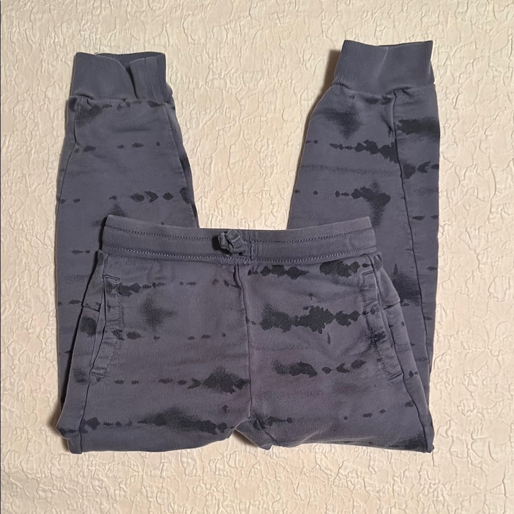 Tea Collection Gray and Blue Joggers Cozy Sweatpants